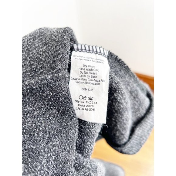 1.4.3. Story by Line Up Gray Cold Shoulder Long Cardigan Size Large - Picture 6 of 7